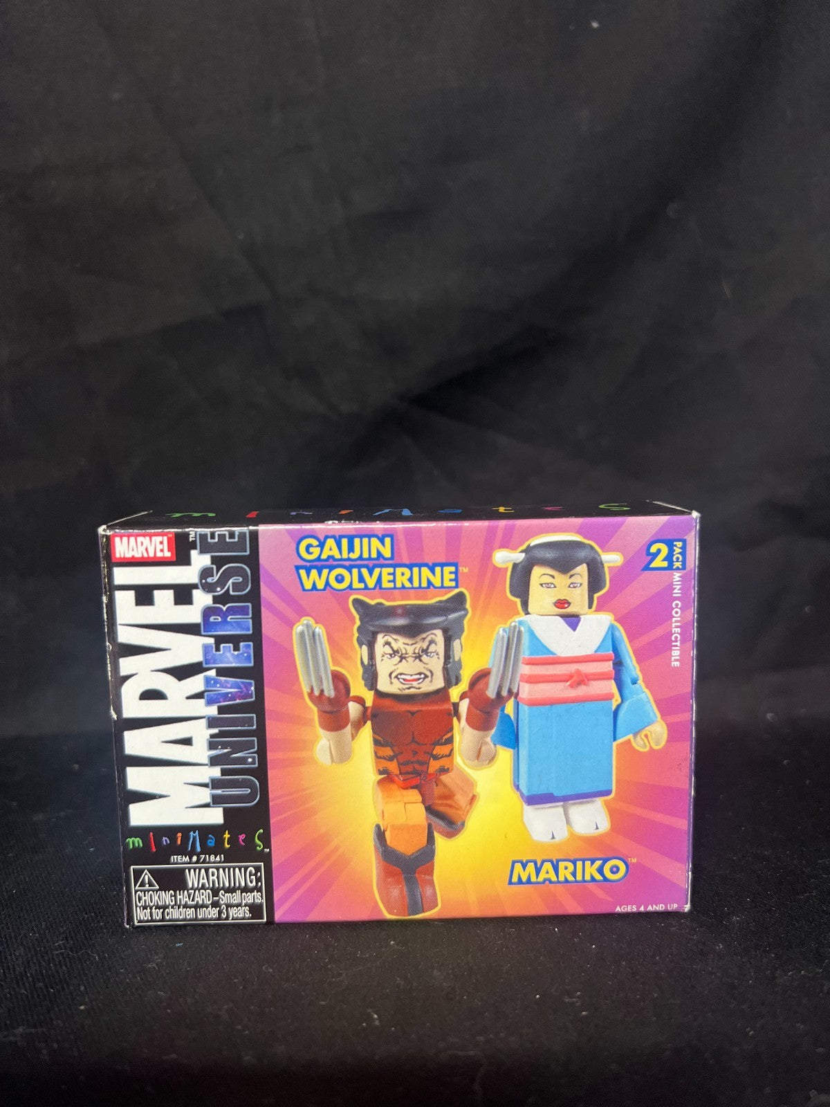 MiniMates Art Asylum Lego Marvel Universe Gaijin Wolverine & Mariko Figures 