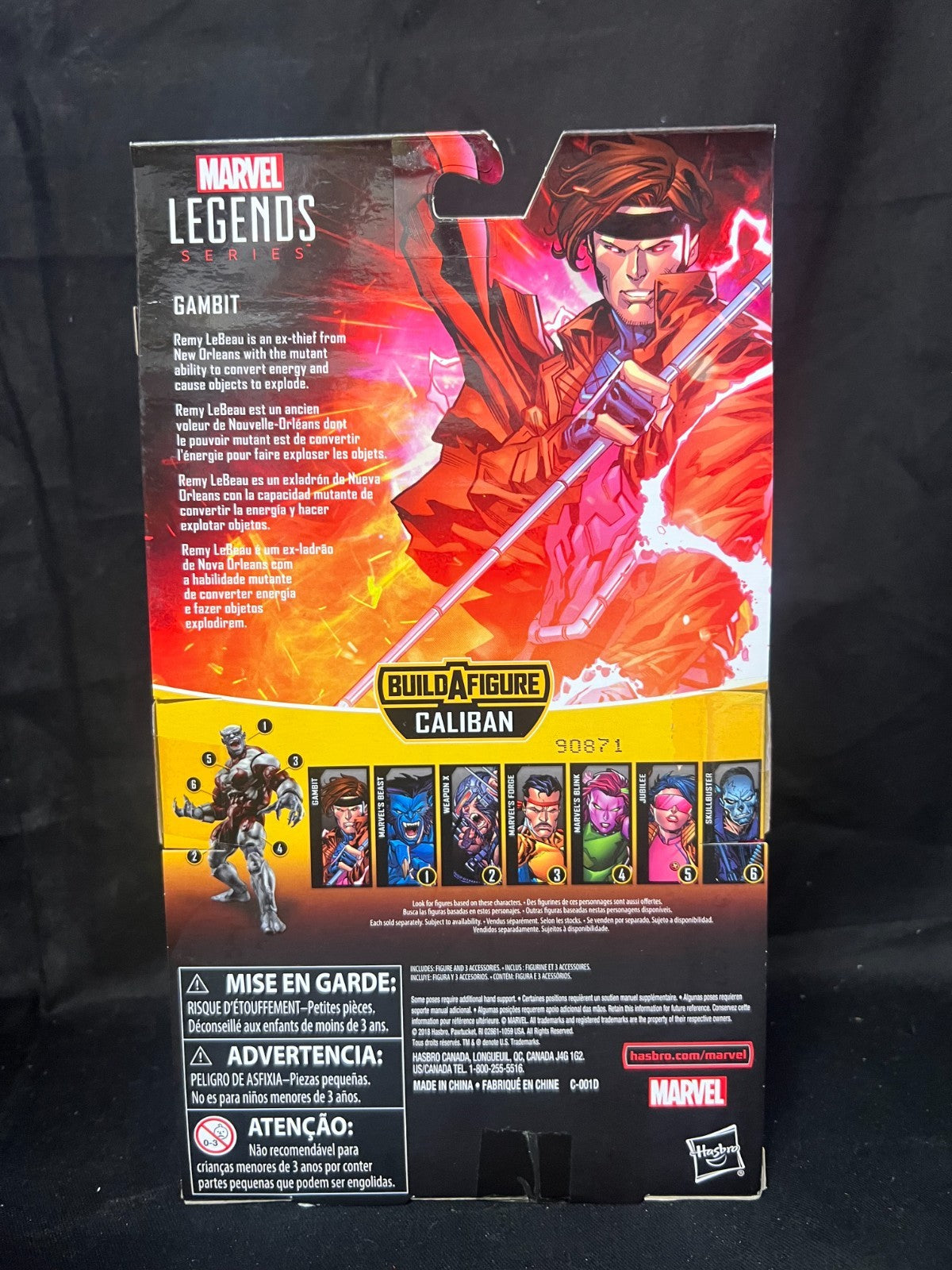 Marvel Legends X-Men Gambit 6" Action Figure Caliban Wave Jim Lee NEW IN BOX