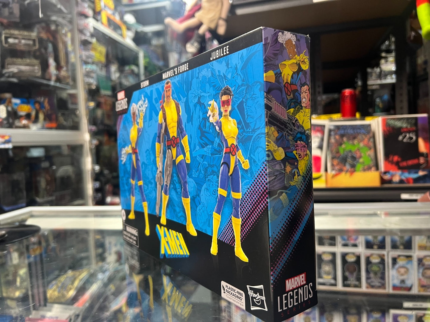 Hasbro Marvel Legends Series 60th Anniv X-Men Storm Forge Jubilee 3-Pack Figures