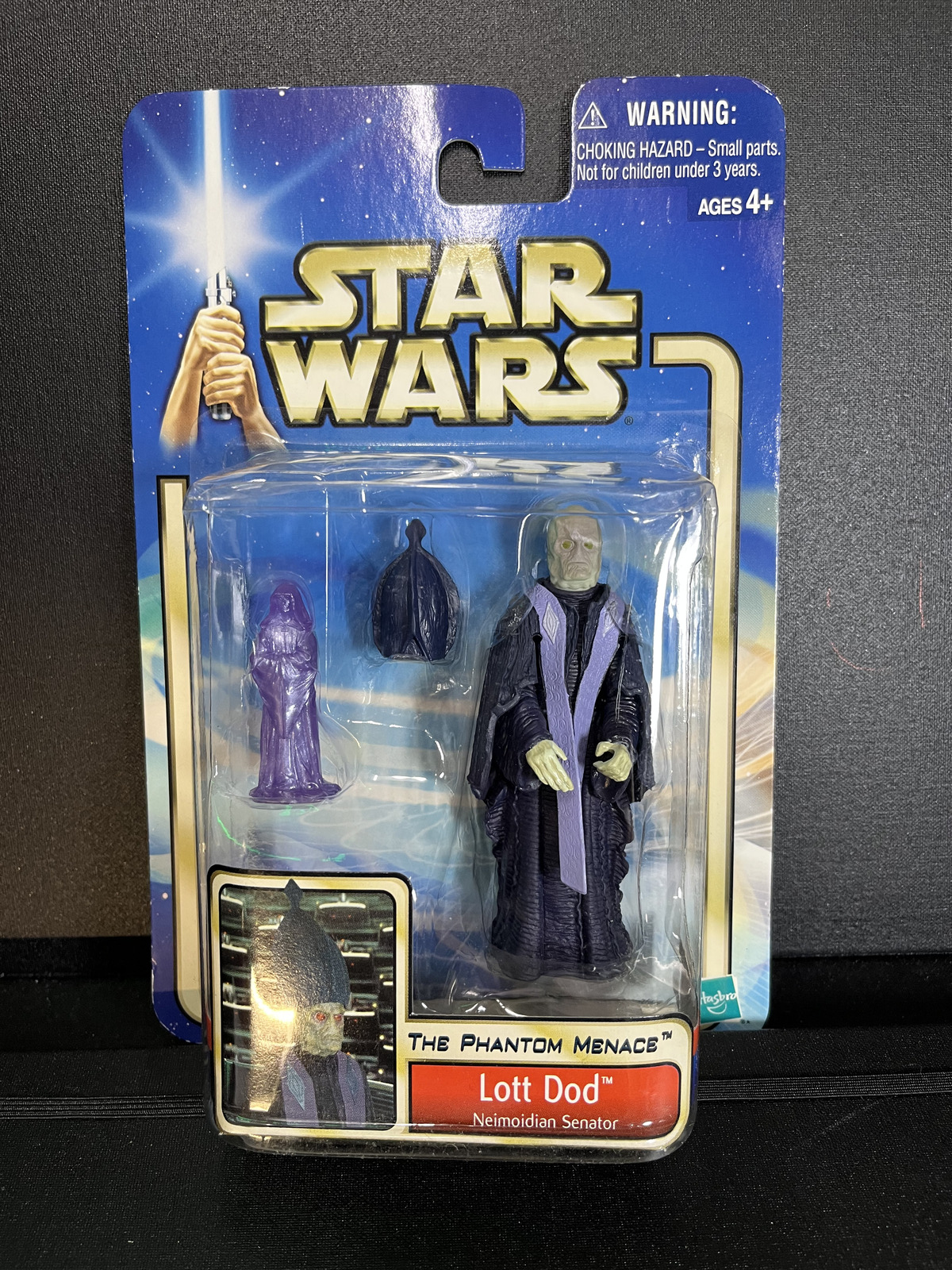 Lott Dodd Neimoidian Senator Star Wars AOTC Carded 3.75 Action Figure