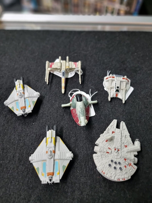 Star Wars Hot Wheels Miniature Diecast Ship X 6