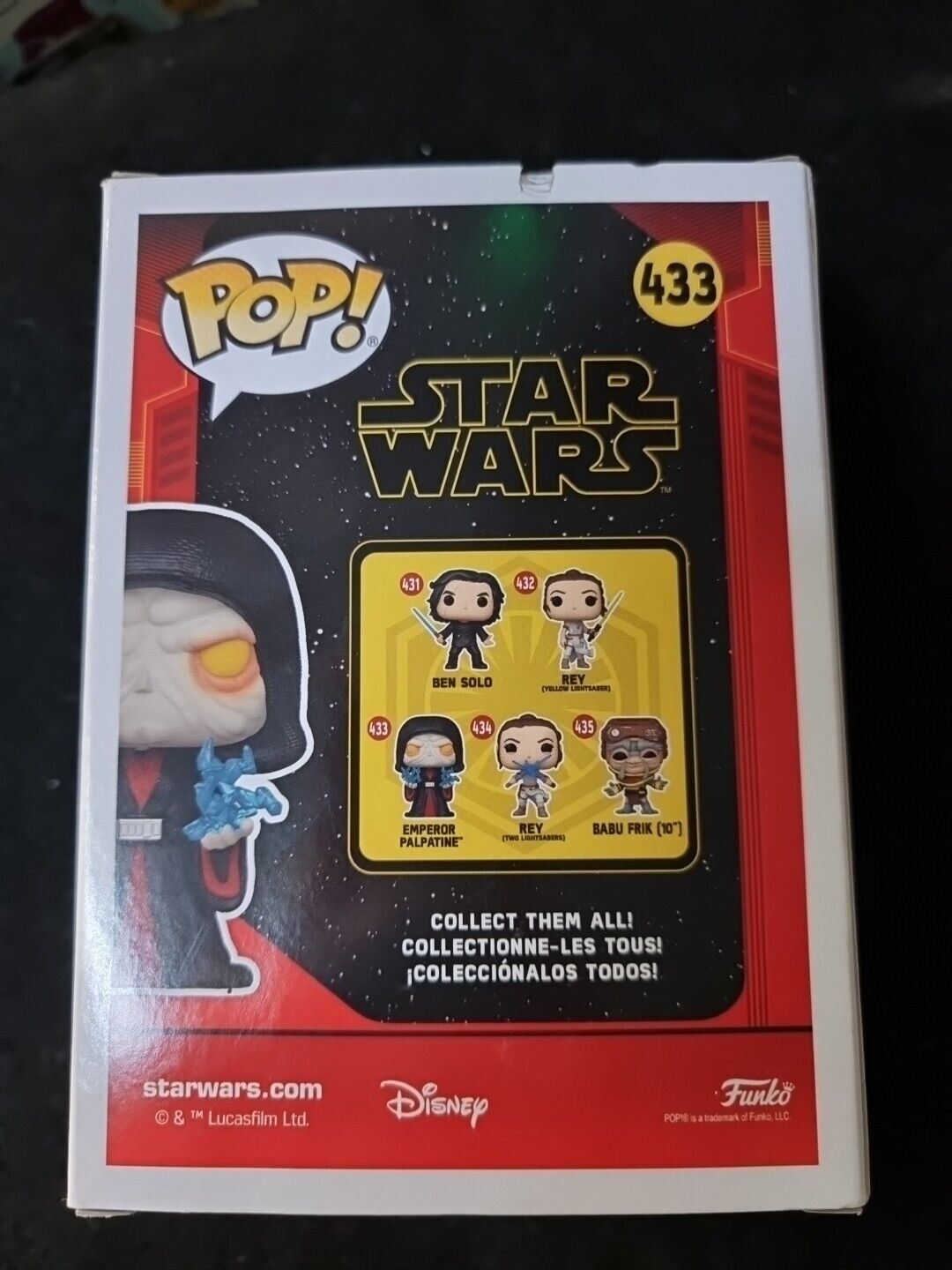Star Wars - Emperor Palpatine - Funko Pop #433