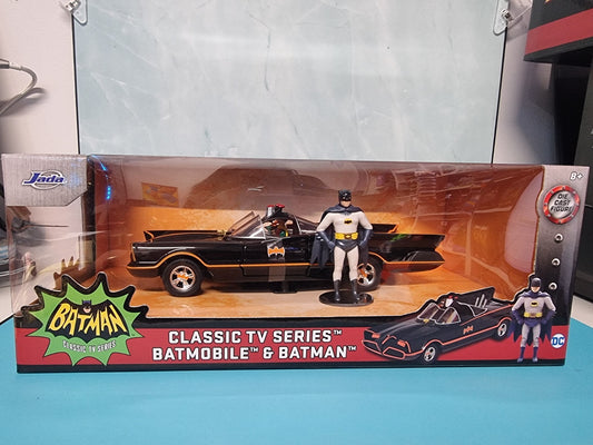 Jada Toys DC Comics 1966 Classic TV Series Batmobile & Batman  1/24 scale