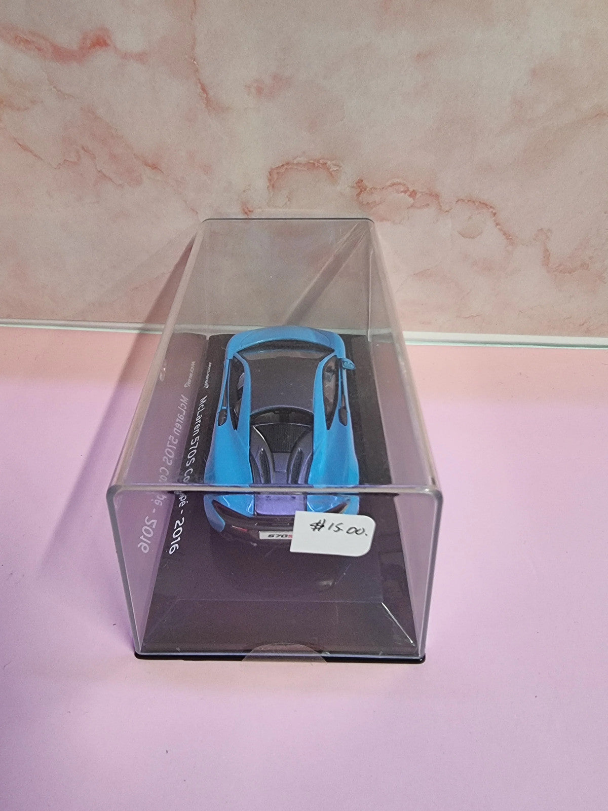 McLaren 570S Coupe 2016 - Blue - 1/43 Diecast Model Car Altaya