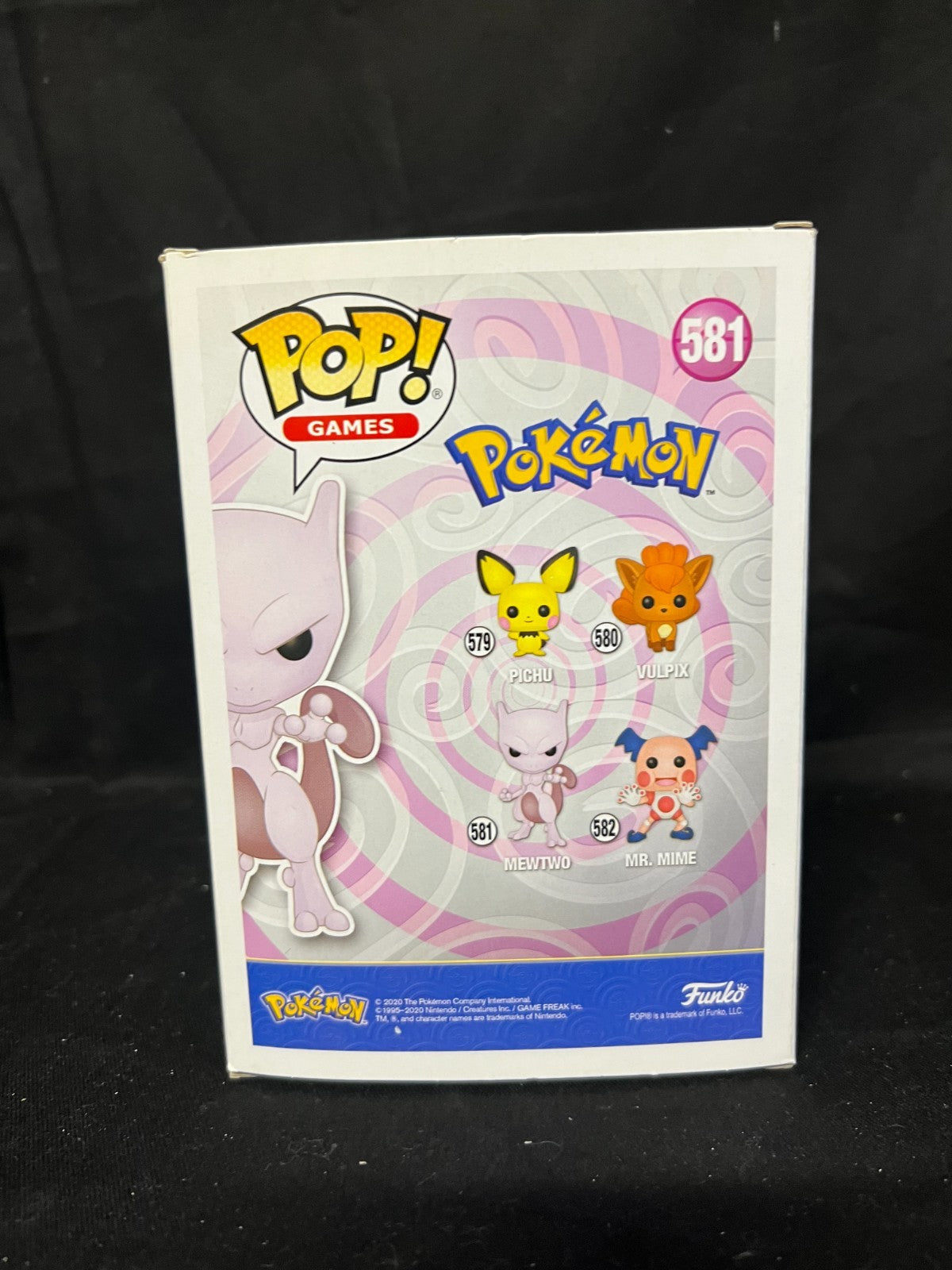 Funko Pop! Games Pokémon Mewtwo #581 Vinyl Figure Brand New in Box