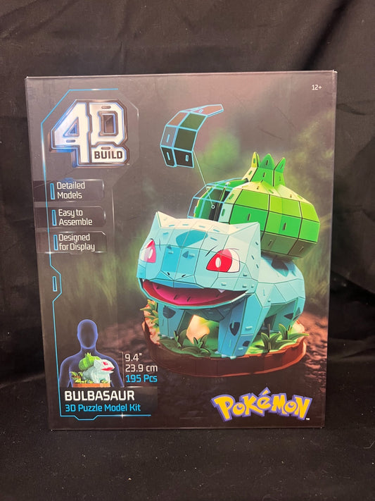 4D Build Pokemon Kanto First Partner Collection Bulbasaur Model Kit NEW