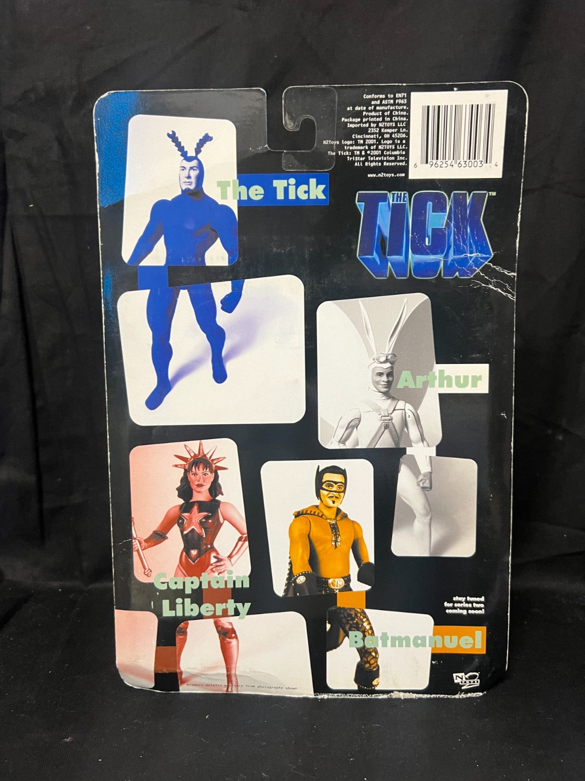 The Tick Captain Liberty Real Super Hero License On Card