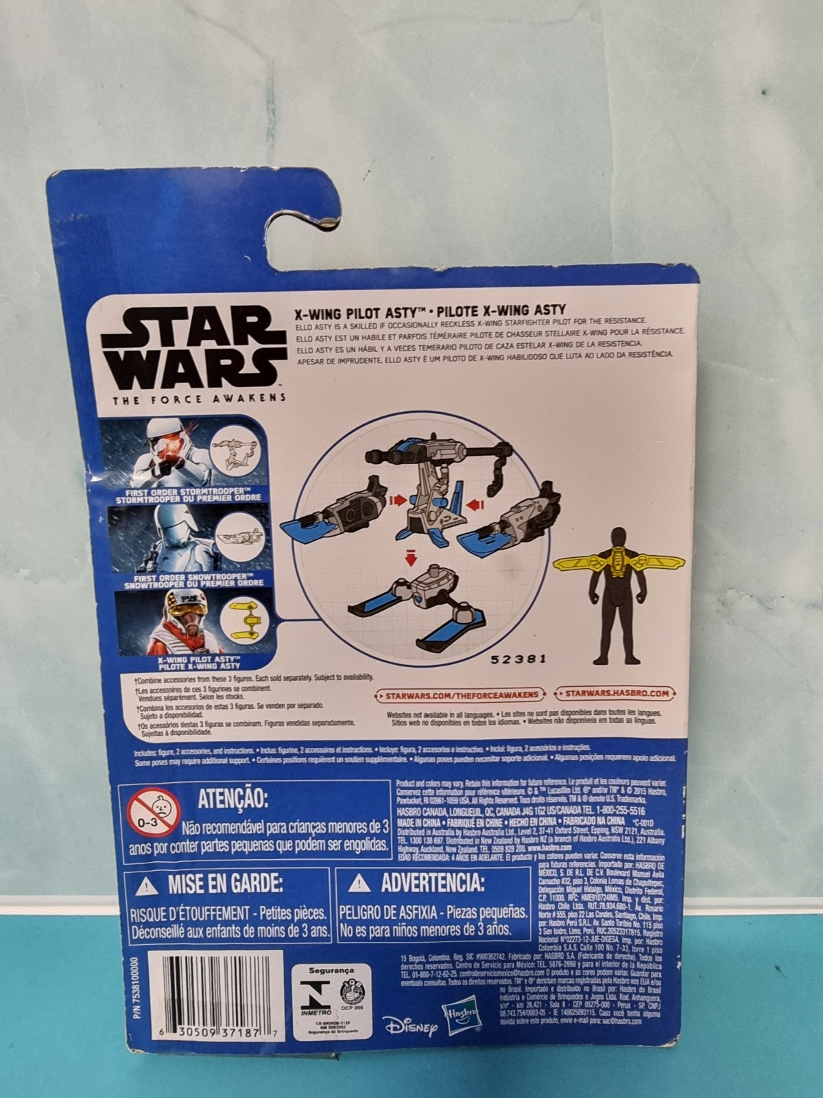 Star Wars The Force Awakens X-Wing Pilot Asty-Action Figure Character by Hasbro