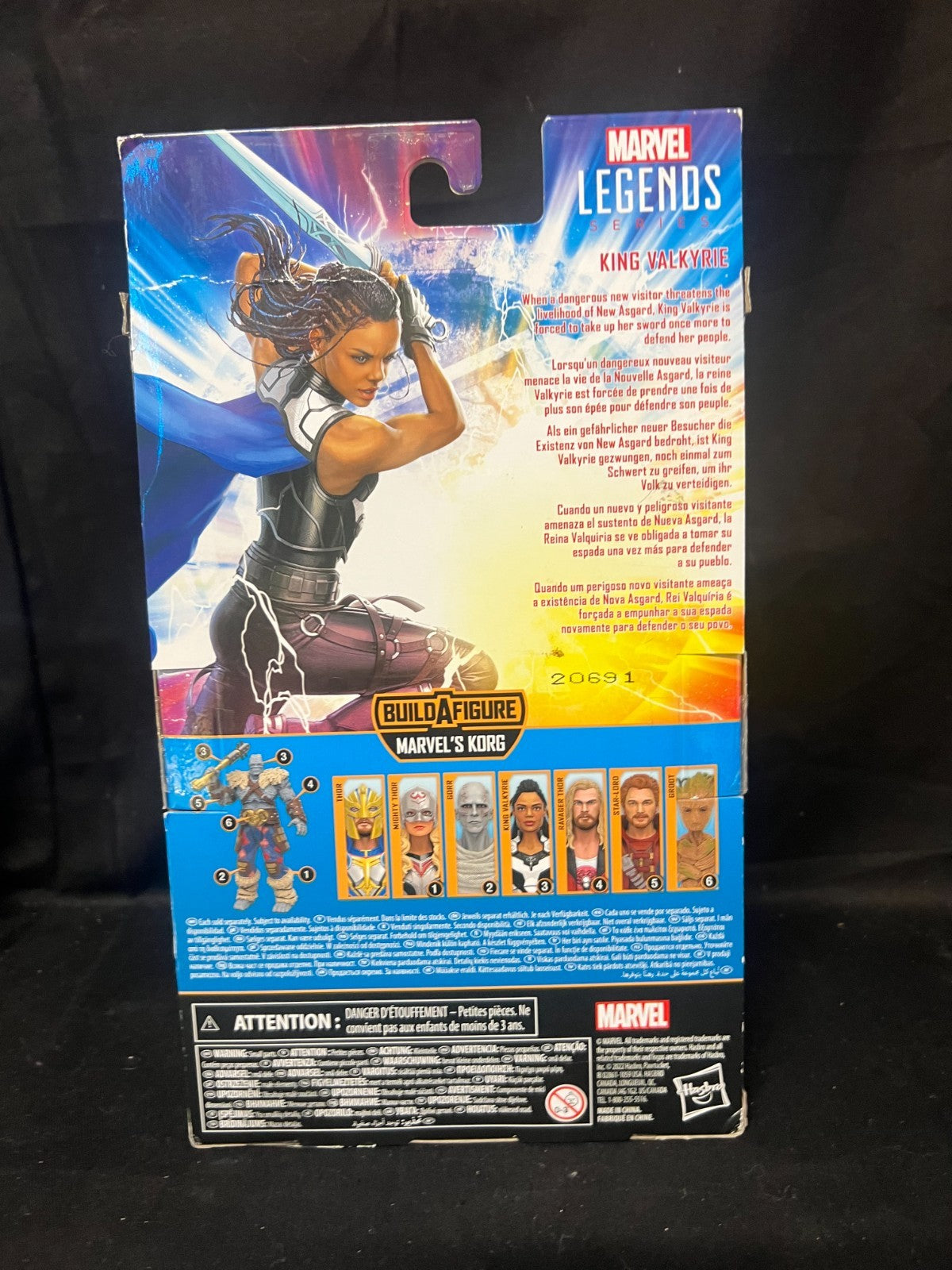 Hasbro Marvel Legends Series Thor: Love & Thunder (KING VALKYRIE) BAF - KORG 4+