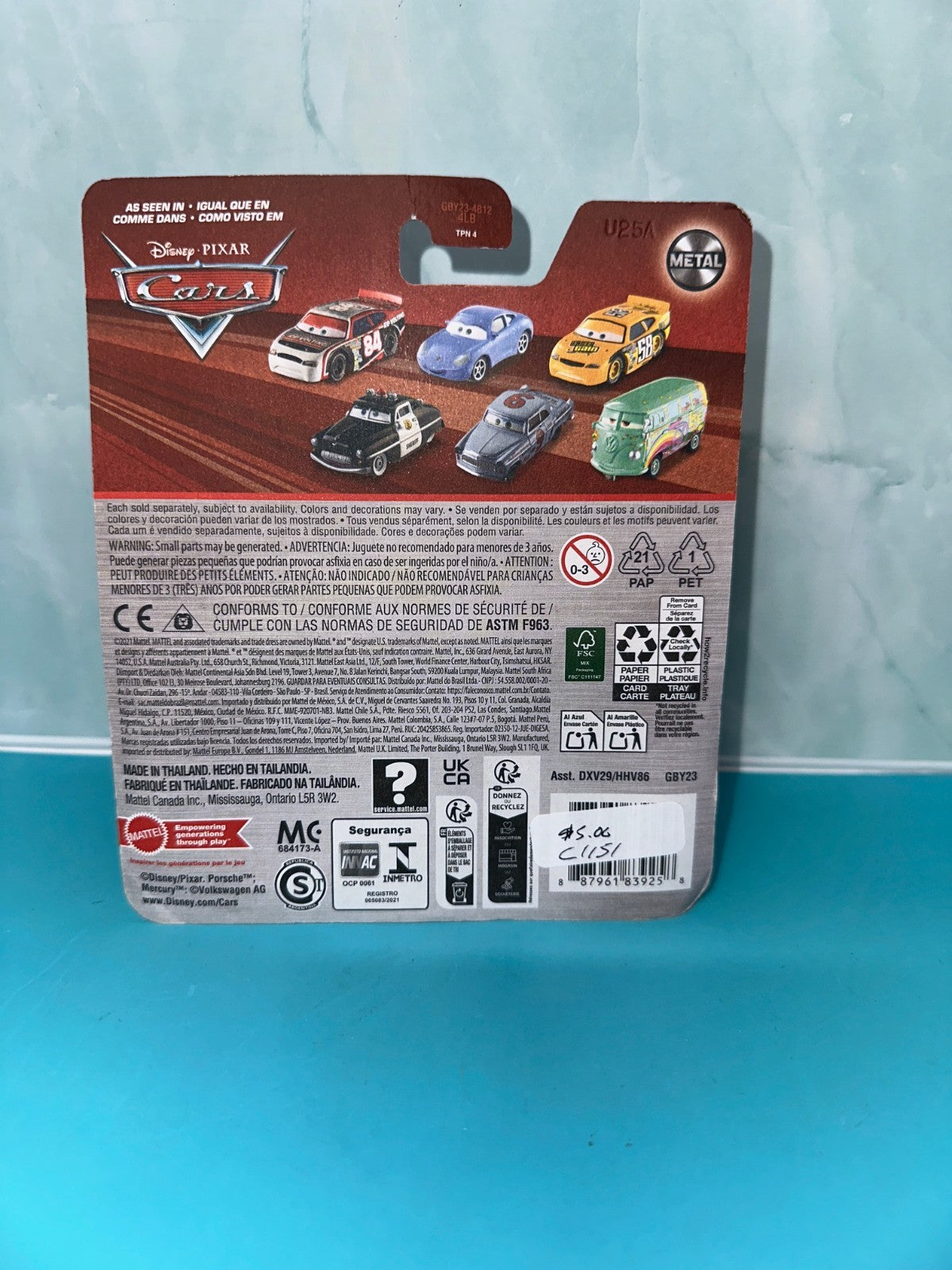 Disney PIXAR CARS CHUCK ARMSTRONG Diecast Vehicle