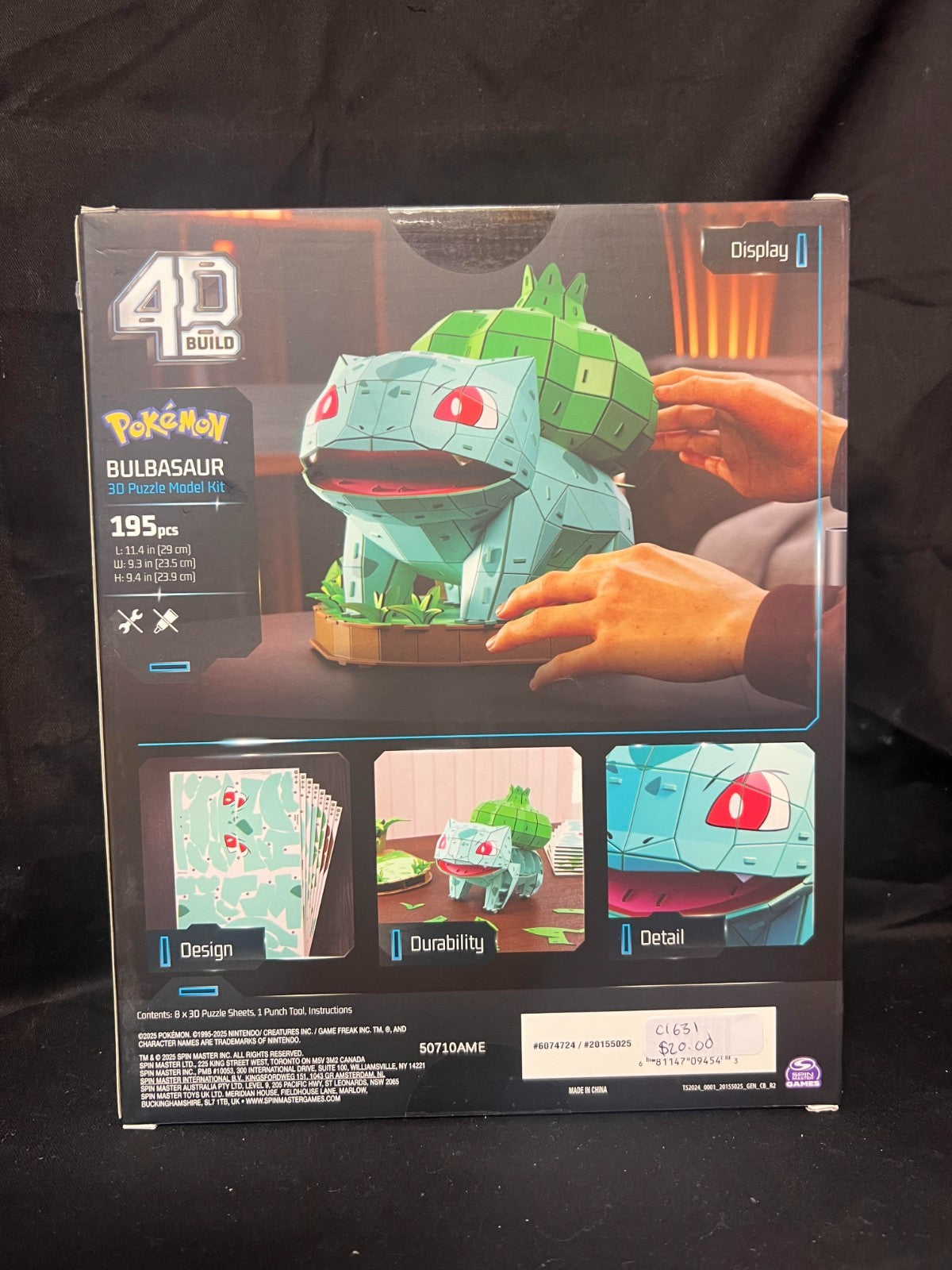 4D Build Pokemon - Bulbasaur