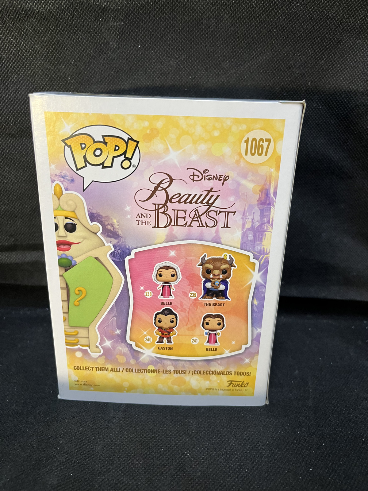 Funko Pop! Disney Beauty and the Beast The Wardrobe #1067  SDCC Exclusive 2021