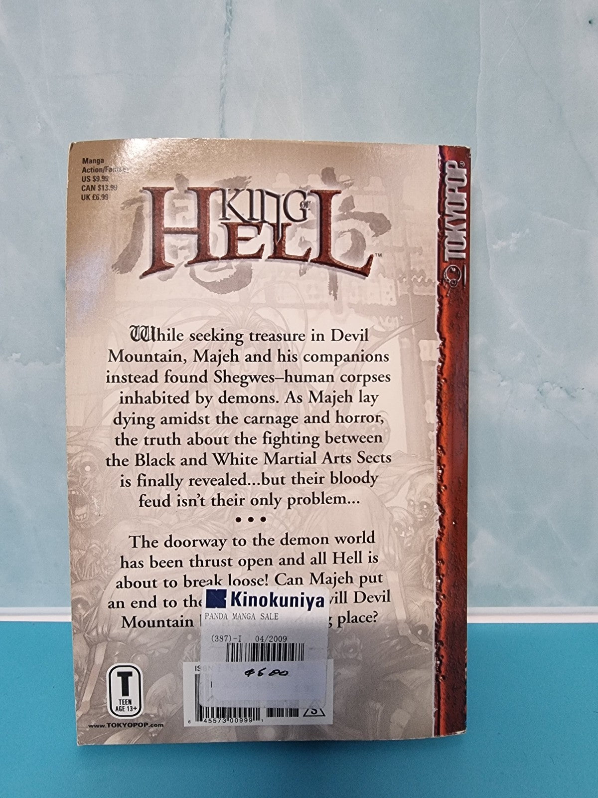 King of Hell Volume 10 Manga Anime Paperback Ra In-Soo Tokyopop English Version