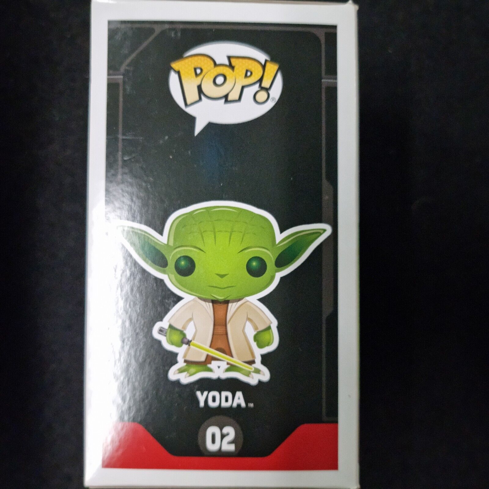 Star Wars Yoda Funko Pop #02 Vinyl Figure Red & Black Box