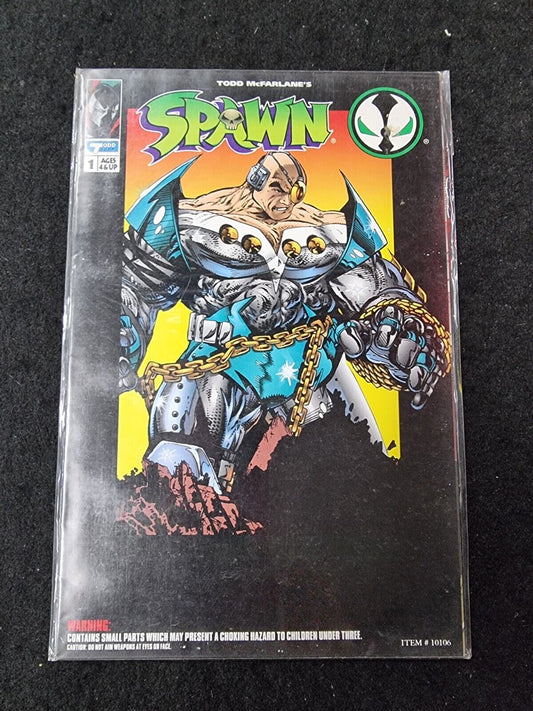 SPAWN ACTION FIGURE COMIC OVERTKILL #1 (1994) Todd Toys Comics