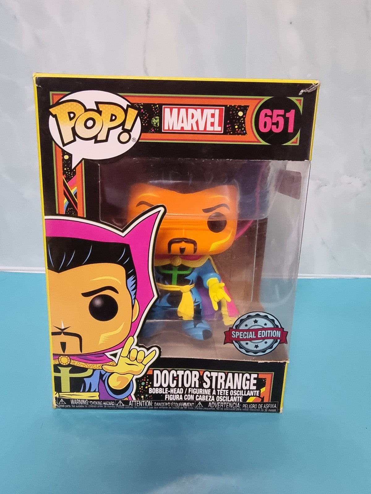 Doctor Strange Funko Pop! Vinyl Blacklight #651 Marvel