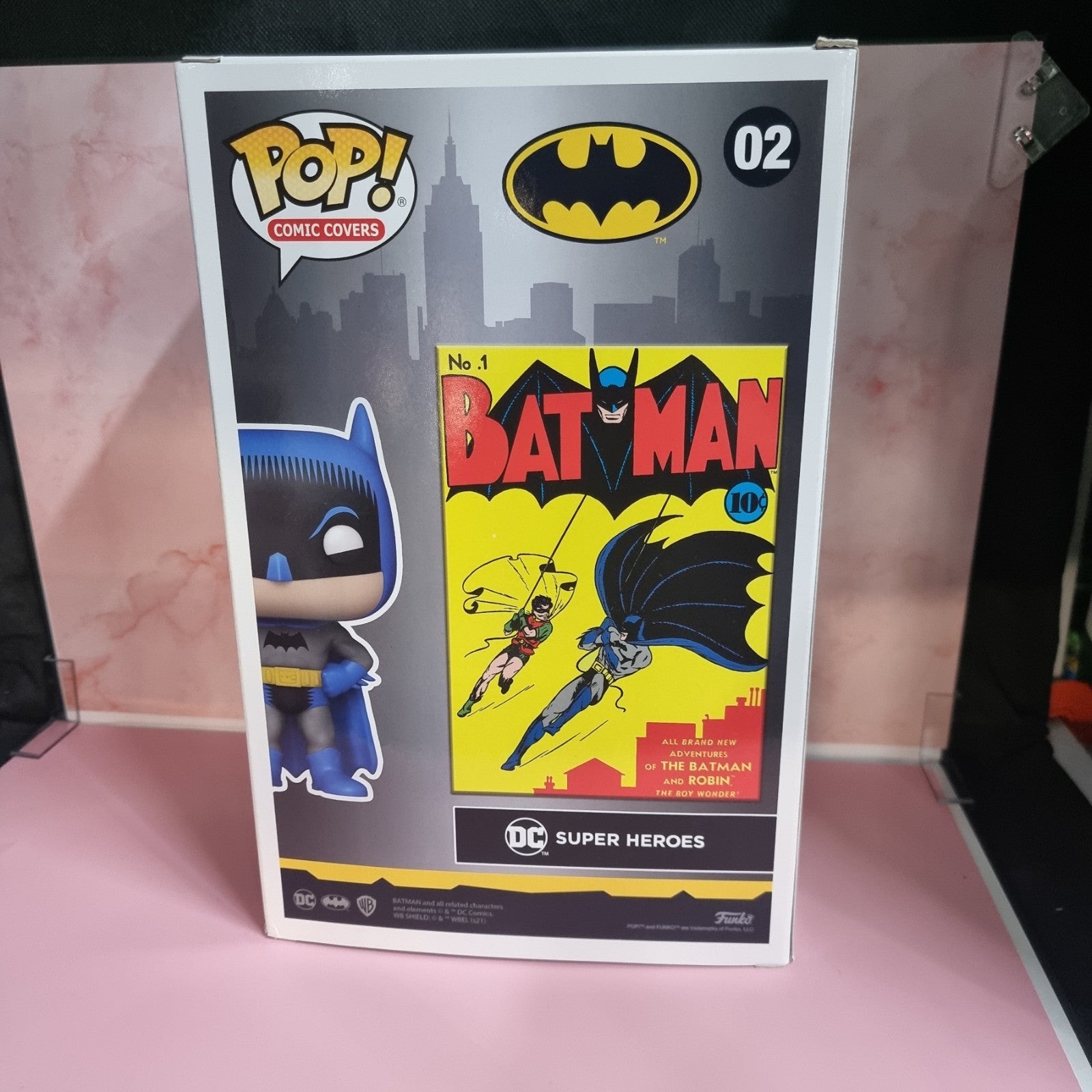 Funko Pop! Comic Book Cover with case: DC Comics - Batman #02