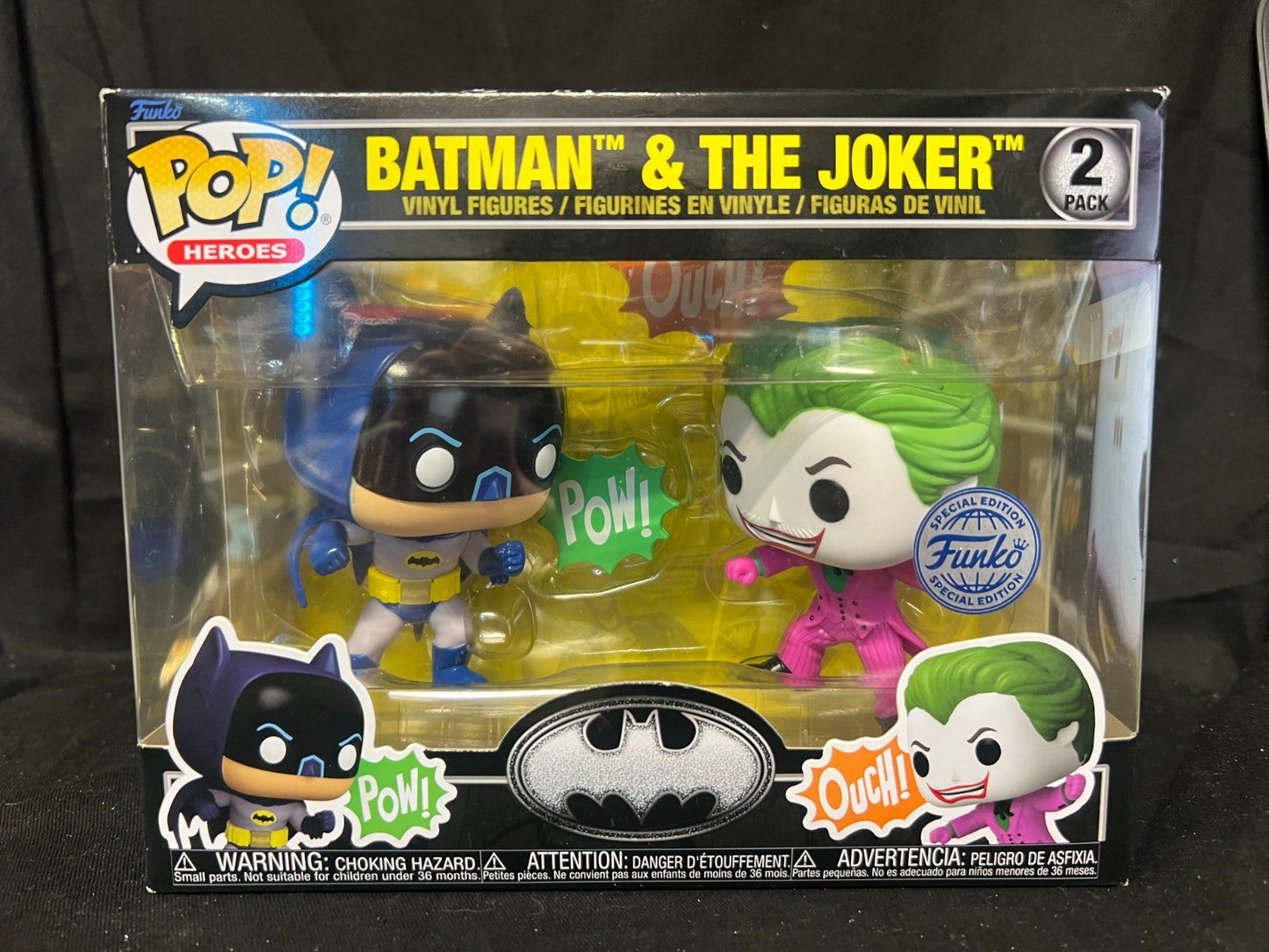 Batman and The Joker 2 Pack Batman Funko 85th Anniversary Pop Vinyl