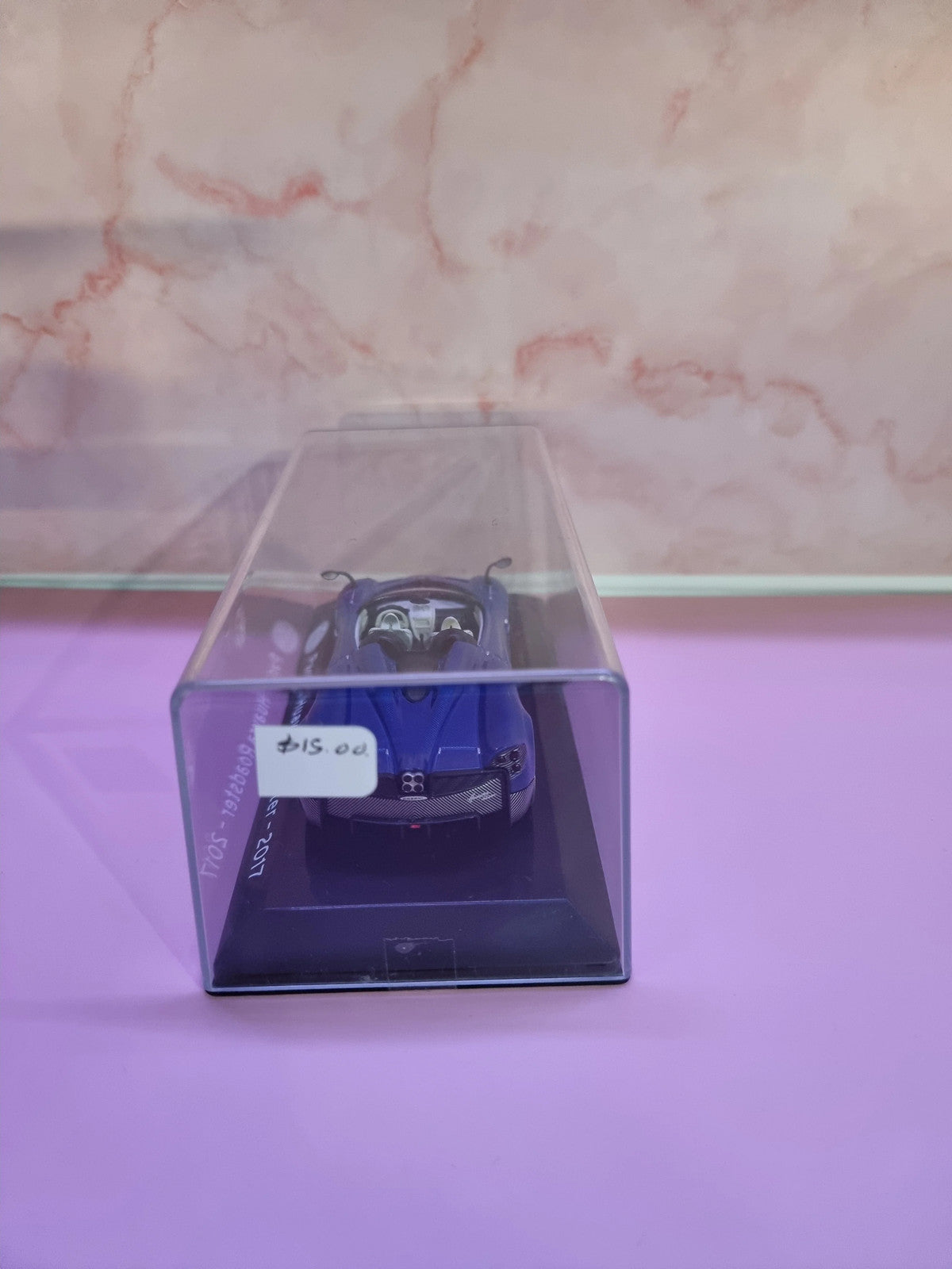 Pagani Huayra Roadster year 2017 blue carbon 1:43 Altaya