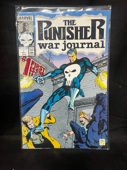 VTG Marvel Comics The Punisher War Journal #comic Book 1 (Nov 1988, Marvel)