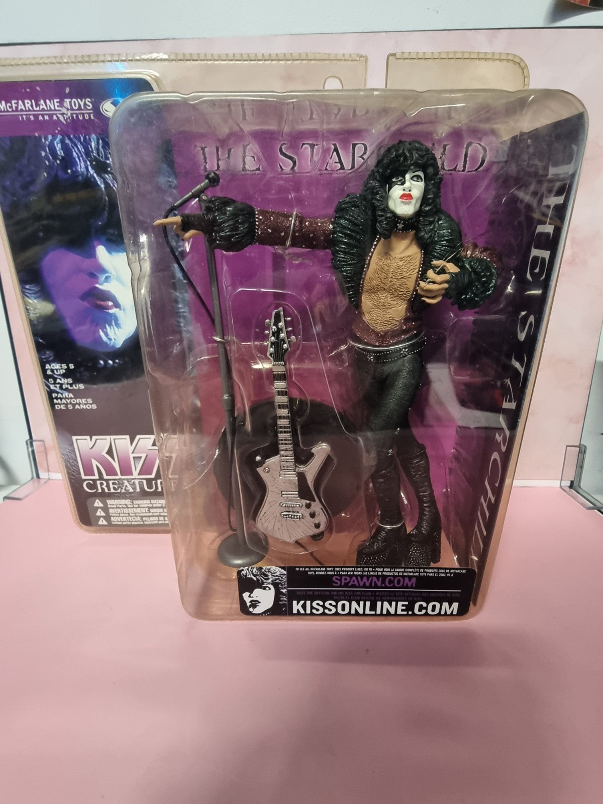 McFarlane KISS Creatures; The Fox; The Demon; The Space Ace - 4 Carded Figures
