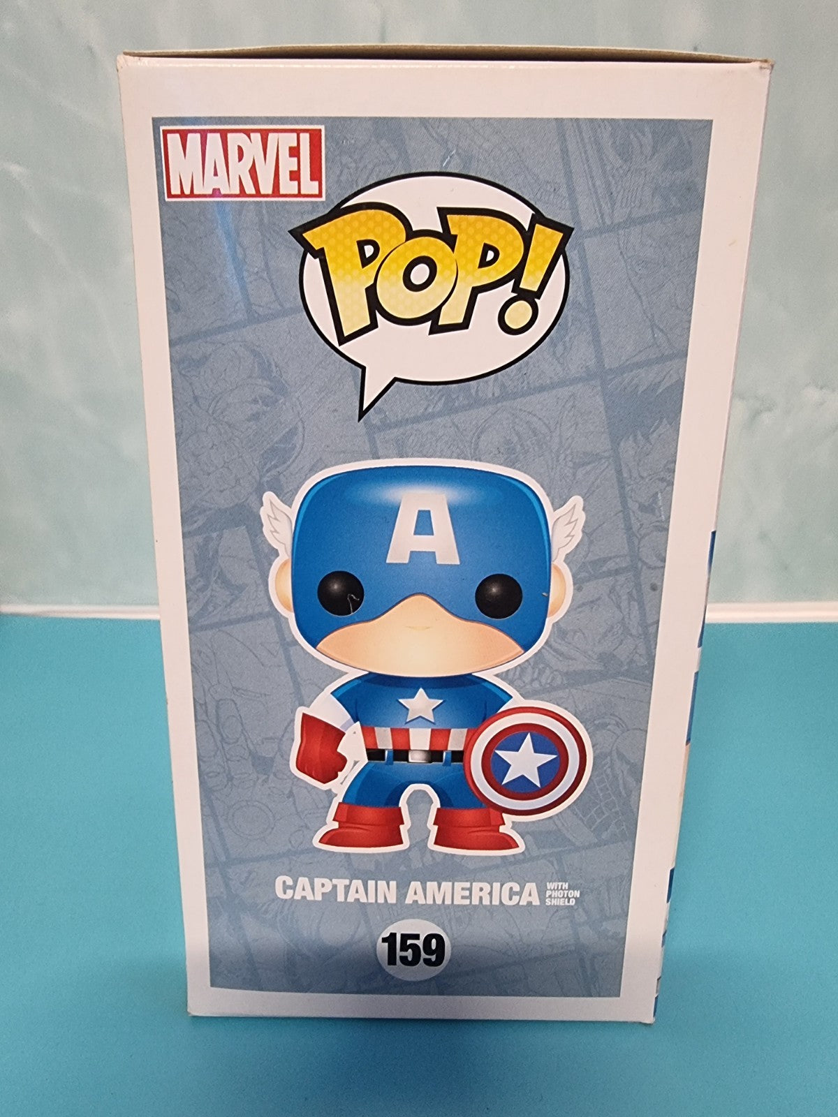 Funko Pop #159 Marvel CAPTAIN AMERICA With Photon Shield
