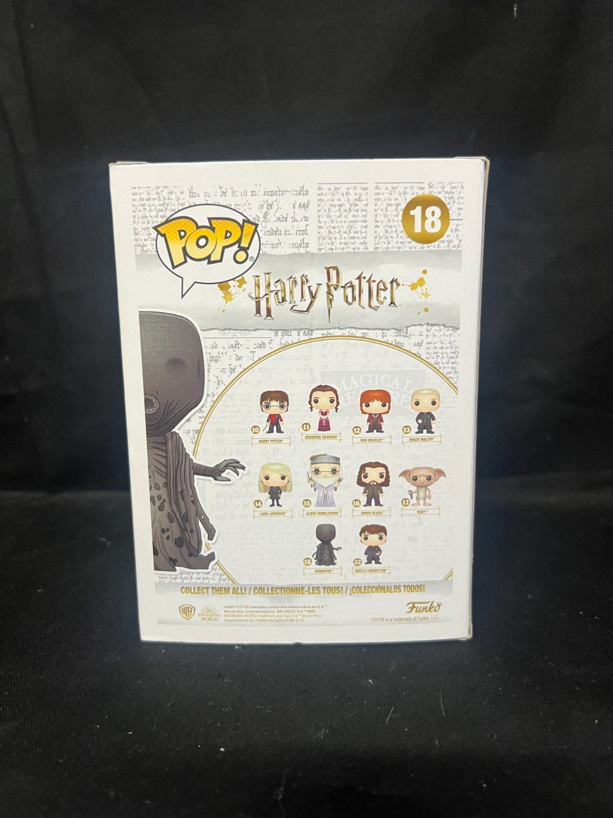 #18 HARRY POTTER DEMENTOR FUNKO POP VINYL FIGURINE - RARE
