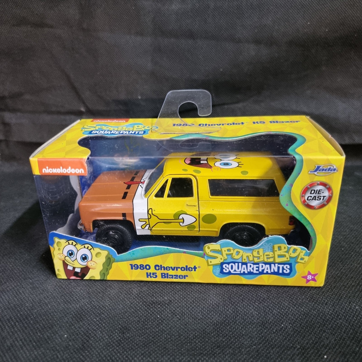 Jada Toys Spongebob Squarepants & 1980 Chevy K5 Blazer 1:32 Diecast