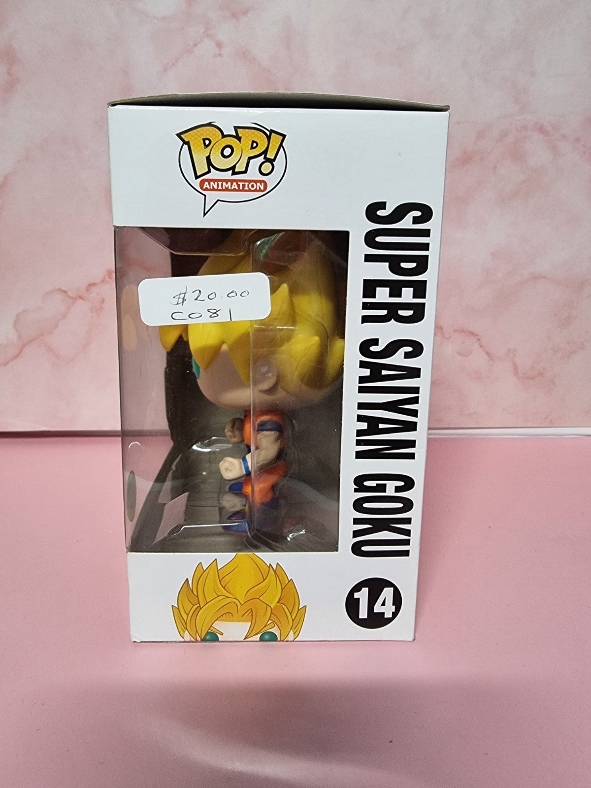 Funko Pop Dragonball Z Super Saiyan Goku glow in the dark vinyl #14
