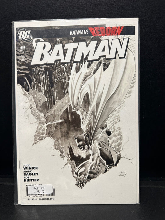 DC Comics Batman #689 Reborn 1st Print, 2009