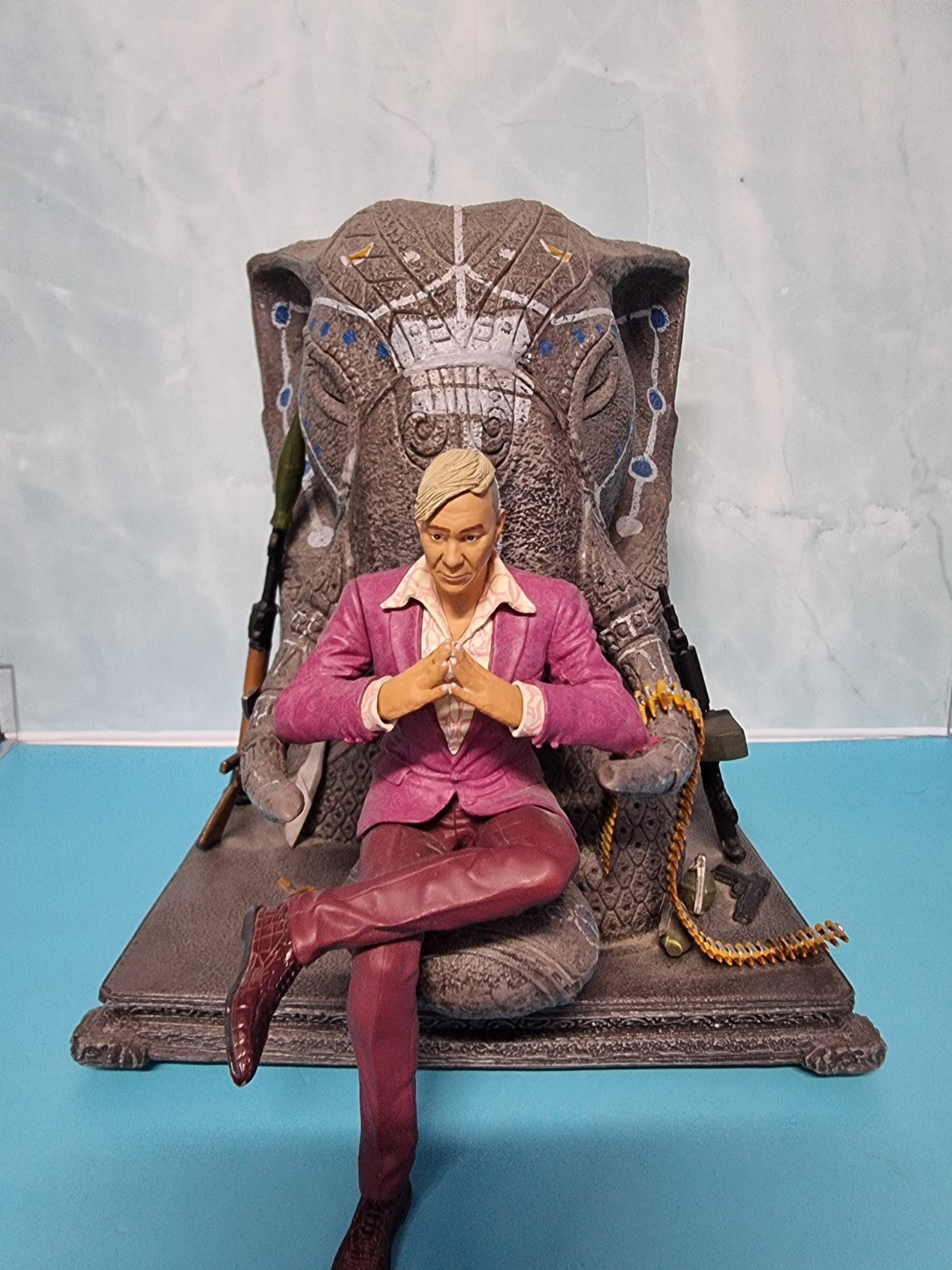 Ubisoft Far Cry 4 Kyrat Collectors Edition Pagan Min Figure Statue - **NO GAME**