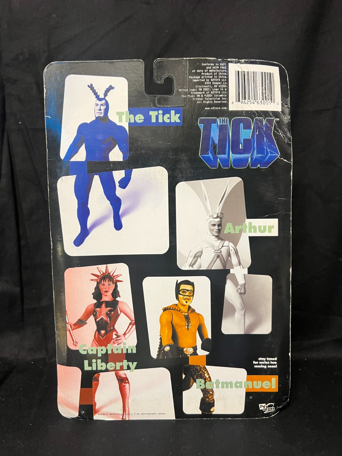 2001 THE TICK  I.P. DALEY 7” Action FigureTV Show