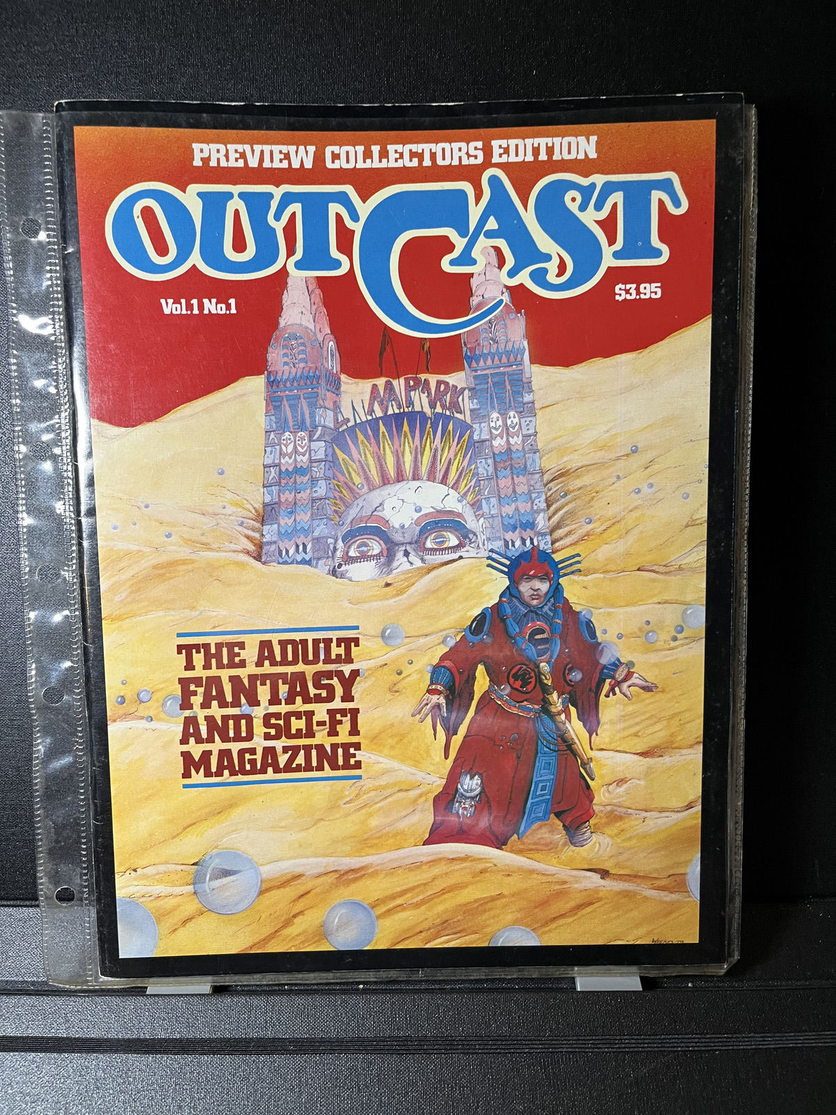 OUTCAST  Vol. 1 #1 Preview collectors Edition Adult Fantasy and Sci-Fi Magazine