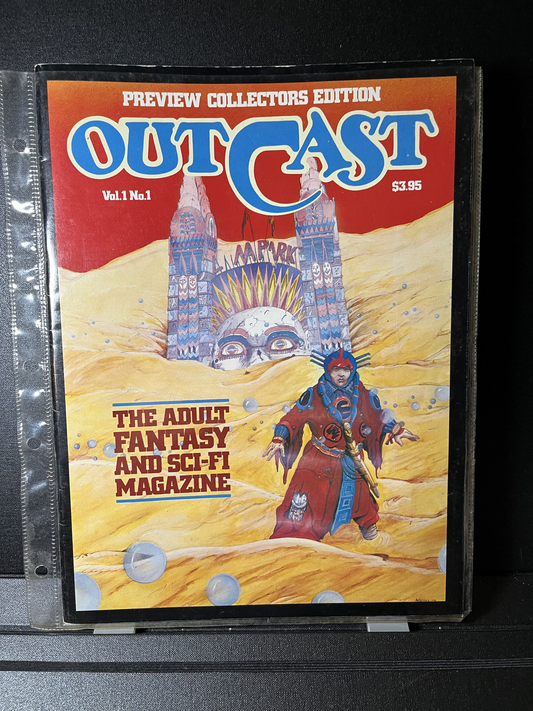 OUTCAST  Vol. 1 #1 Preview collectors Edition Adult Fantasy and Sci-Fi Magazine