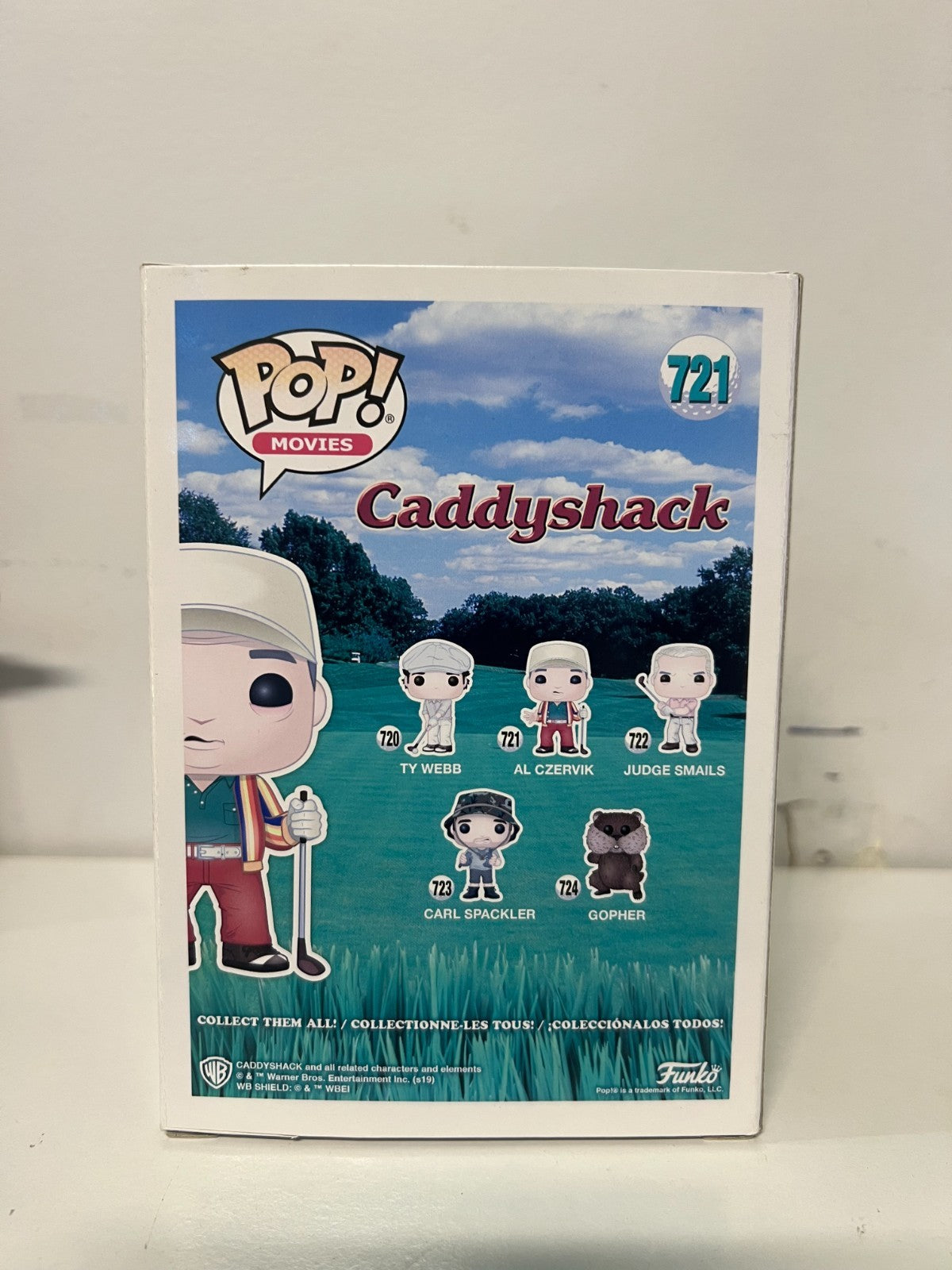 Al Czervik Funko Pop 721 Boxed + Soft Protector Caddyshack
