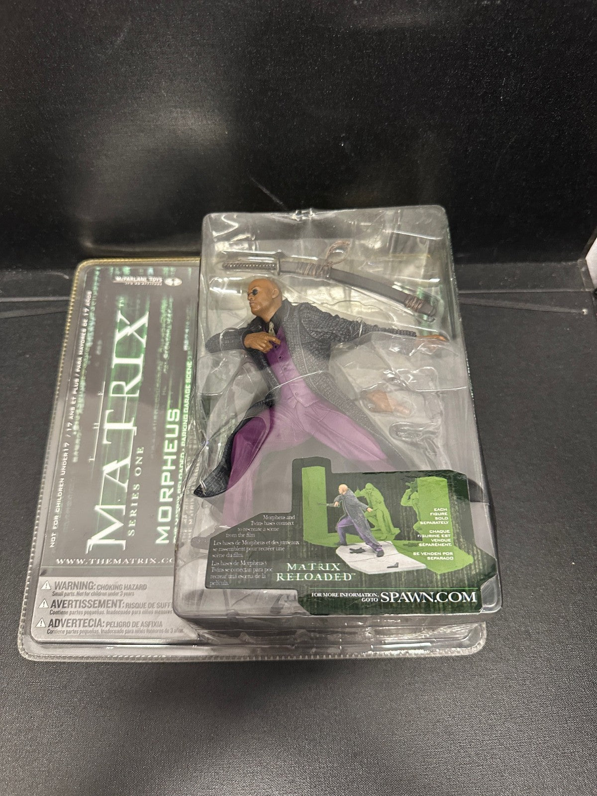 MCFARLANE TOYS MATRIX SERIES 1 MORPHEUS ACTION FIGURE 2003 Factory Sealed