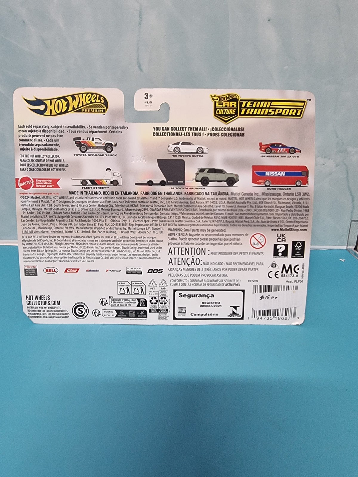 Hot Wheels Car Culture Team Transport Toyota Off Road Truck & Fleet Street Truck