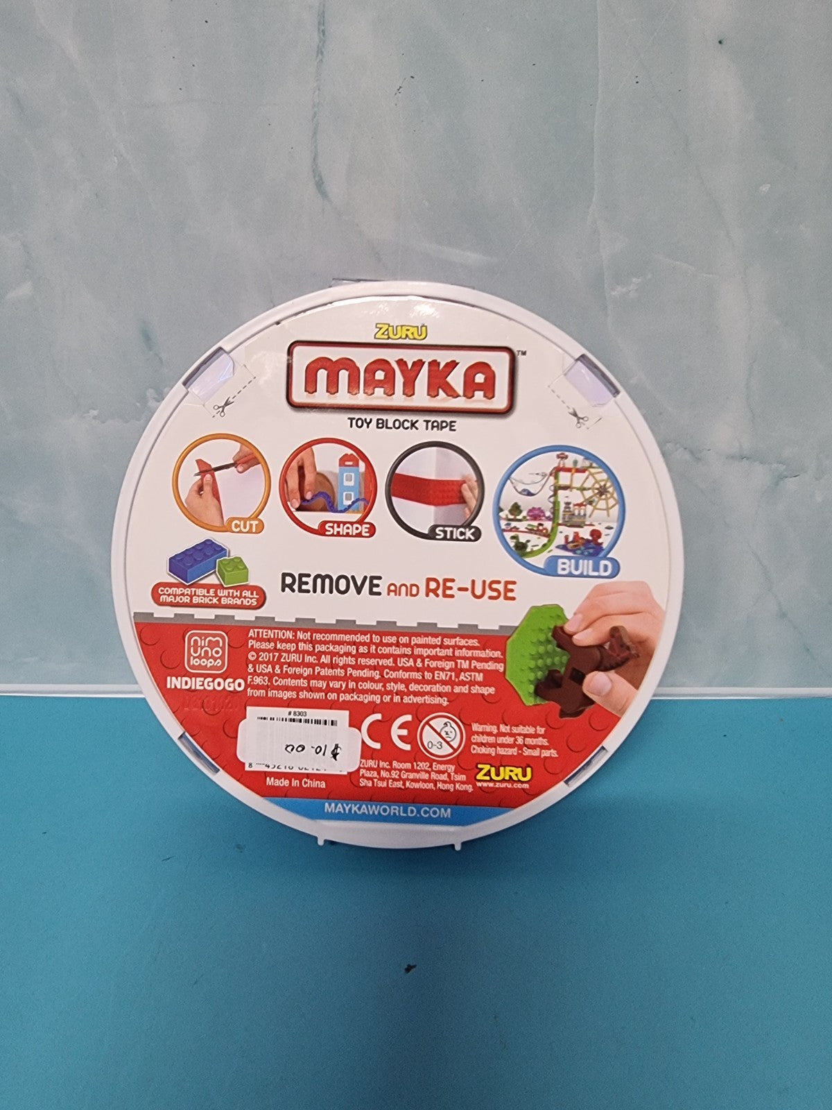 Zuru Mayka Toy Block Tape (2 meters, 6.5 feet)
