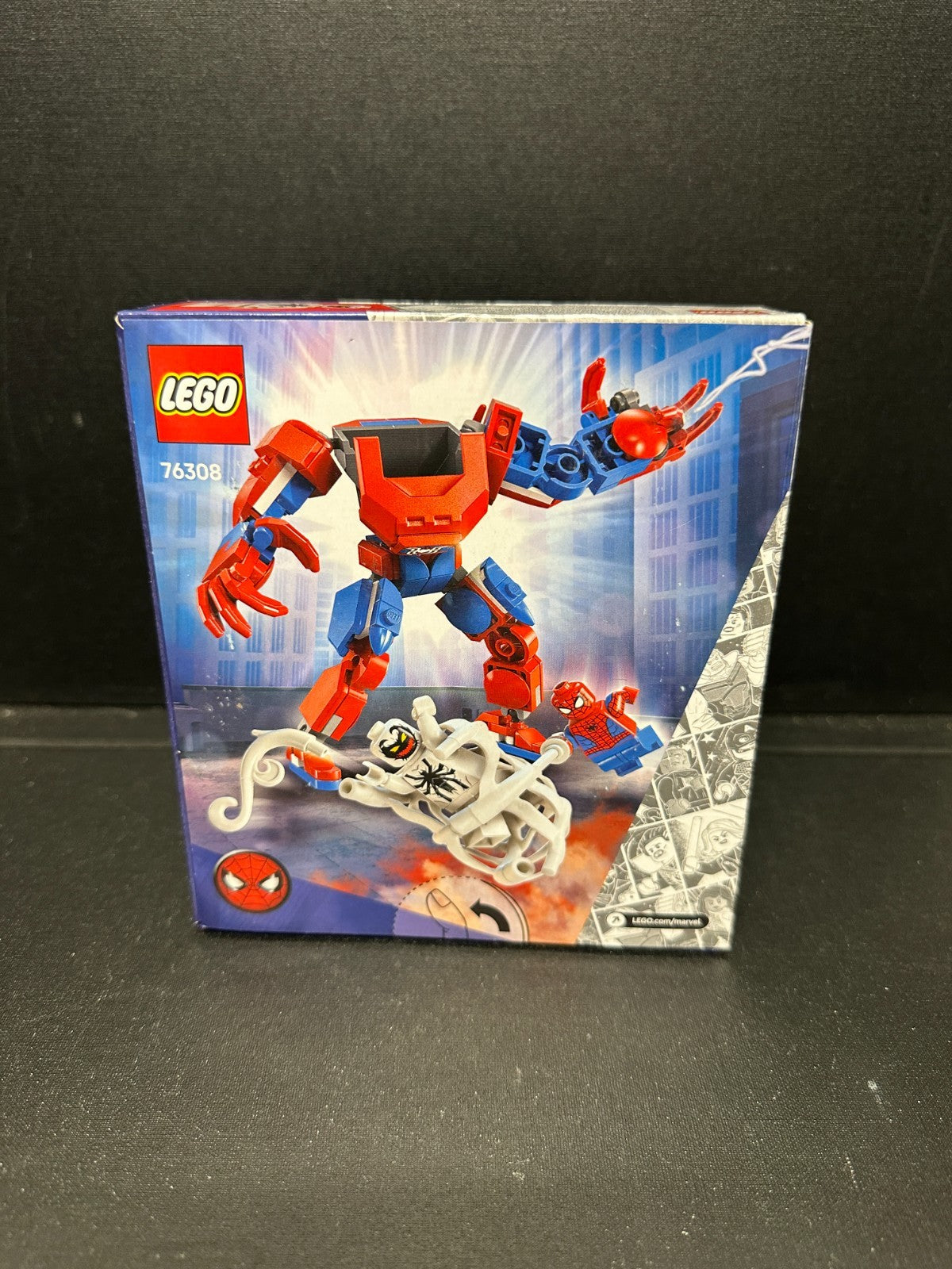 Lego Marvel  Spider-Man Mech Vs Anti-Venom 76308