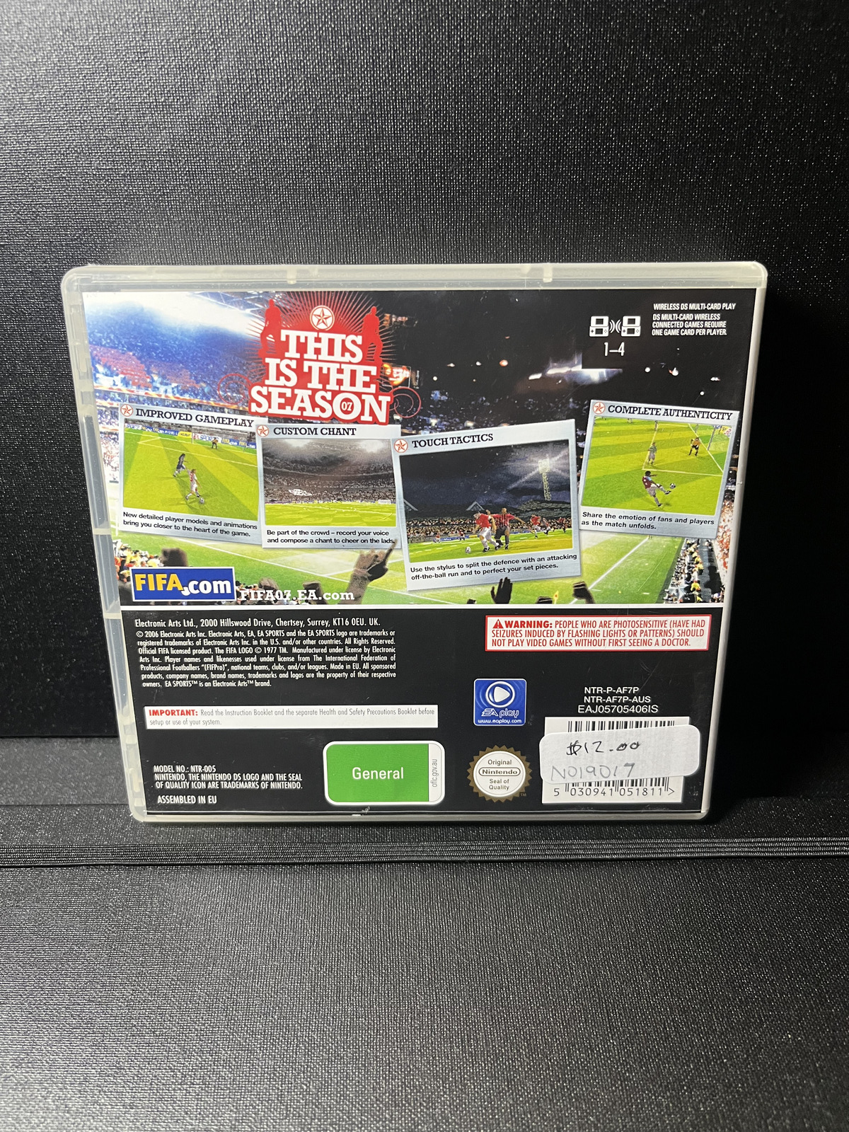 FIFA 07 Nintendo DS Game