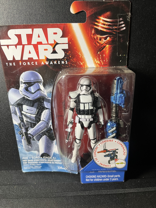 First Order Stormtrooper Squad Leader Star Wars TFA 3.75 Action Figure