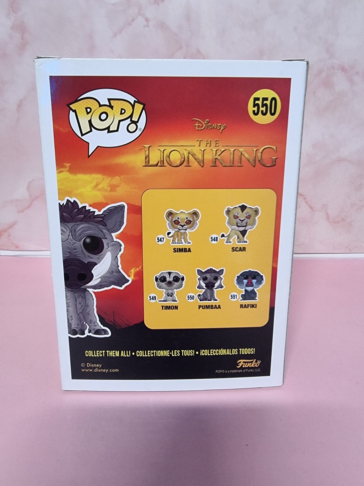Funko POP Disney The Lion King Pumbaa #550 Vinyl Figure