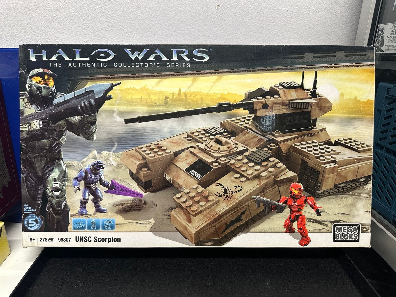 Mega Bloks: Halo Wars  UNSC Scorpion 96807  278 Pieces
