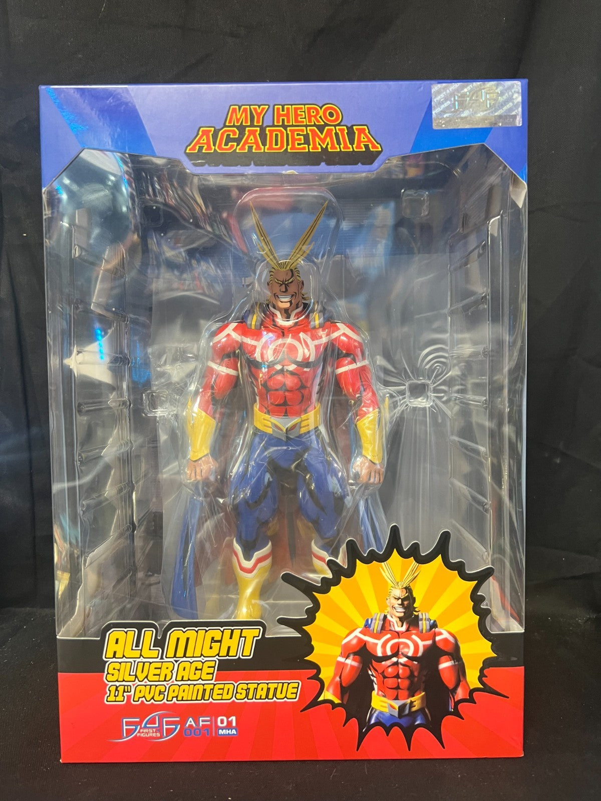 First 4 Figures - My Hero Academia – All Might Silver Age 11” PVC Painted Statue