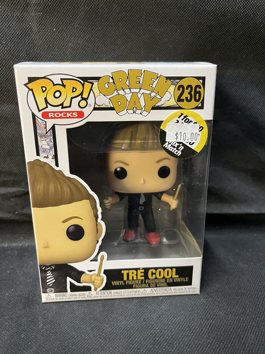 Green Day Tre Cool Funko Pop Vinyl #236
