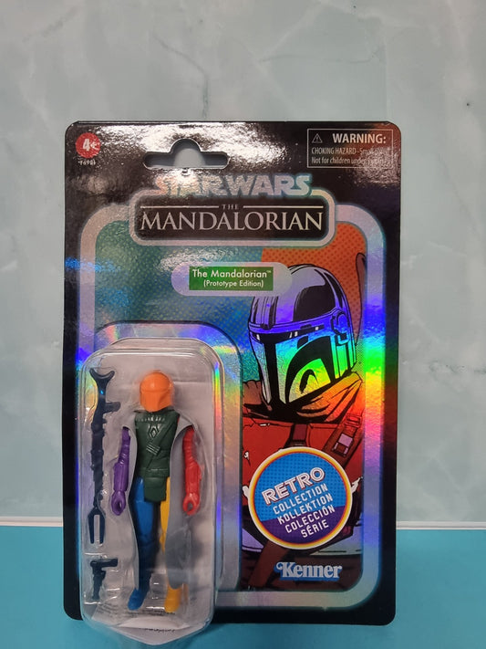 Star Wars Vintage Collection Mandalorian Retro Prototype Edition Kenner (Green)