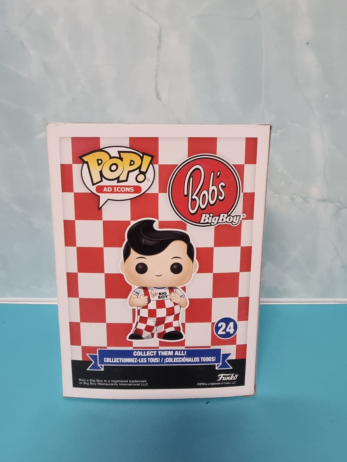 Funko POP Ad Icons Bob's Big Boy big boy 24 Vinyl Figure (Box Faded)