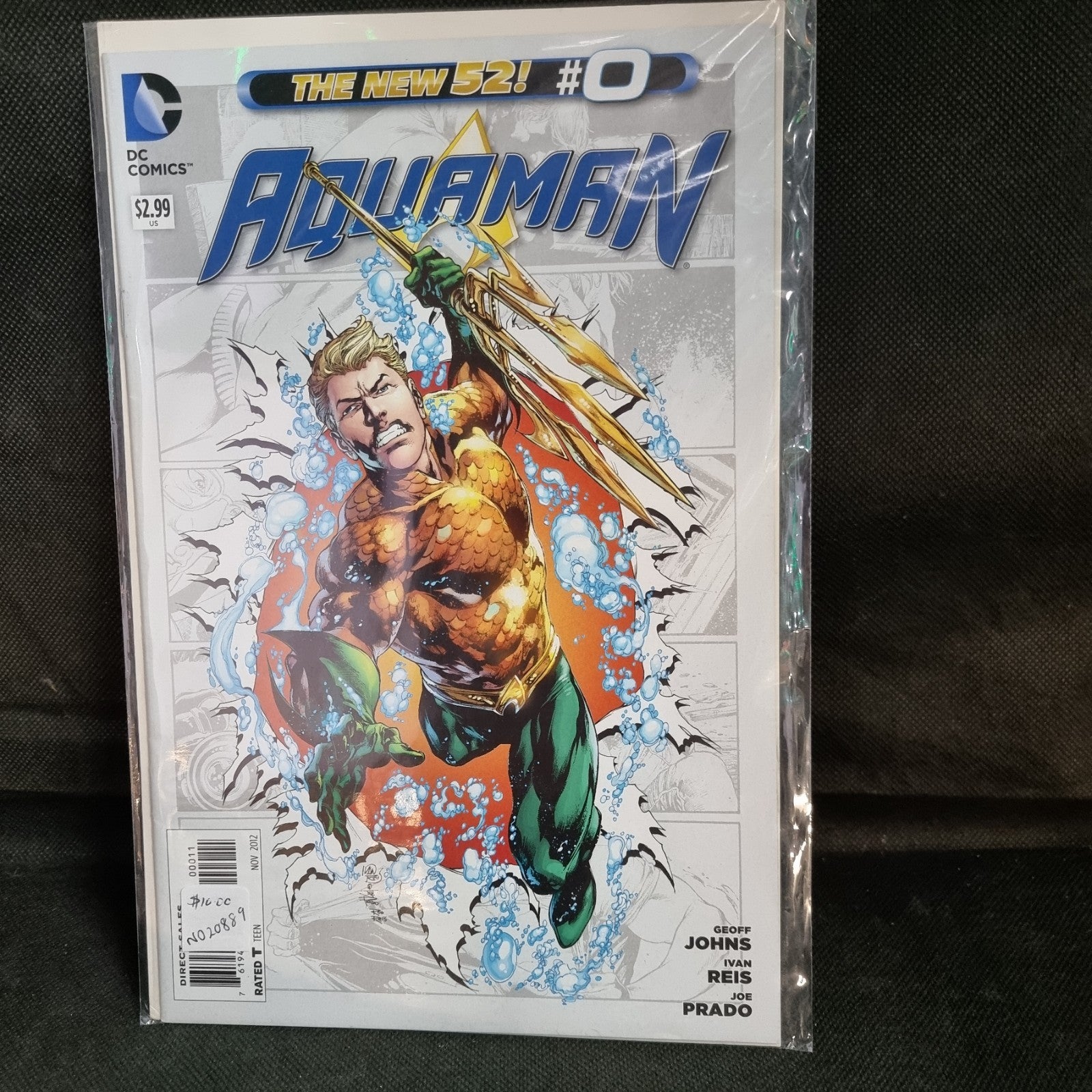 DC Comics New 52 Aquaman #0 2011 
