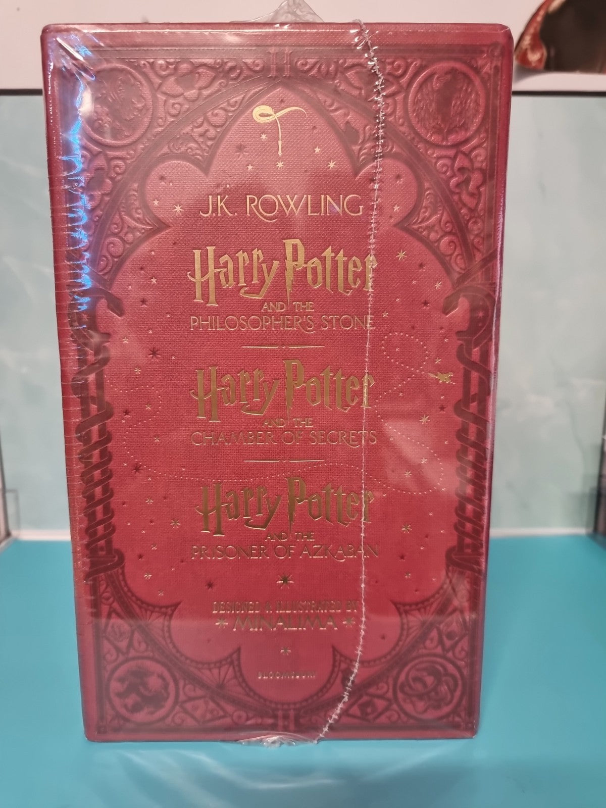 Harry Potter 1 2 & 3 Books Box Set: MinaLima Edition by J.K. Rowling