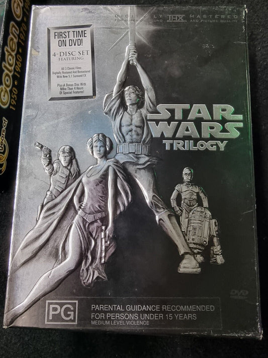 Star Wars Trilogy-4 Disc Set with Special Features - Digitally Remastered - 2004